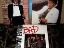 MICHAEL JACKSON 3 Vinyl LP LOT(NM/NM) OFF THE WALL + THRILLER + BAD REMIX SINGLE