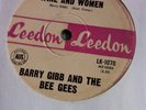 BARRY GIBB AND THE BEE GEES WINE AND WOMEN LEEDON 45 Oz 60s RARE