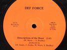DEF FORCE DESCRIPTIONS OF THE HEART/WHAT'S GOING ON 12