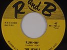 THE JEWELS: Hearts of Stone / Runnin R and B Doo Wop RARE 45 VG+ Charms HEAR
