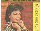 ANNETTE Train Of Love/Tell Me Who's 45 +PICTURE SLEEVE great condition  DISNEY
