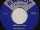 ELMORE JAMES: Dust My Broom ENJOY Orig BLUES 45 VG++ Bell Sound HEAR