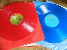 THE BEATLES -1962/1966-1967/1970 - RED/BLUE VINYL - 4 X LP SET