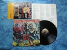 ORIGINAL  IRON MAIDEN - NUMBER OF THE BEAST LP + ORDER FORM orig HARVEST  VG++