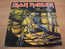 iron maiden    piece of mind   1983 uk emi label vinyl lp ema 800 excellent