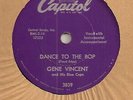 GENE VINCENT DANCE TO THE BOP CAPITOL 78 ROCK-A-BILLY MINT-