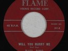 Doo-Wop 45 - Paul Dino - Will You Marry Me - Flame - mp3