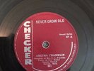 78 RPM Aretha Franklin CHECKER 861 Never Grow Old GOSPEL