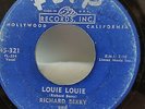 RICHARD BERRY & The PHAROAHS Louie Louie / You Are My Sunshine DOO WOP 45 FLIP