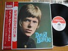 DAVID BOWIE - JAPAN DERAM STOCK VINYL 33 LP WITH BOTH OBI STRIPS - DL-44 MEGA