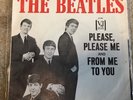 Beatles - Please, Please Me - Vee Jay 581 Rare Silver/Black Bracket/Lines - PS