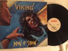 VIKING - Man Of Straw LP ORIG PRESS Thrash Vinyl ROADRACER  EXC/EXC