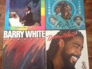 BARRY WHITE - STONE GON' / CAN'T GET ENOUGH / BEWARE  / RIGHT  NR MINT VINYL LPS