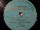 ENRICO CARUSO  lightblue Disco Zonofono X-1556 