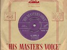 Elvis Presley With The Jordanaires All Shook Up Purple & silver HMV UK 45 7