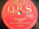 1930 Pop 78 CARL FENTON Whippoorwill GEORGE POSNACK Black Horse QRS 1051 Org VG-