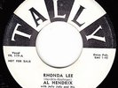 AL HENDRIX - Tally 119 - Rhonda Lee / Go Daddy, Rock - 1958 ROCKABILLY DJ 45 VG+