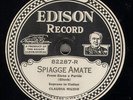 267p.  Edison DD 82287 - Claudia Muzio - Spiagge Amate & Mal D'Amore