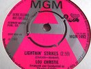 LOU CHRISTIE   LIGHTNIN' STRIKES ** 1966 MGM 45 DEMO