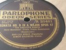 BEETHOVEN KREUTZER SONATA NO 9 IN A MAJOR LILI KRAUS & SIMON GOLDBERG R20478-81