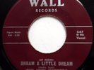 THE NEW YORKERS 45 Dream A Little Dream / Miss Fine VG++ Doo Wop e8096