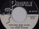 NIGHT RAIDERS w/ MICKEY HAWKS: Screamin’ Mimi Jeanie ROCKABILLY Profile 45 NM-