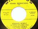 RARE Ohio Psych Garage Fuzz 45 – CAPTAIN CRUNCH & THE CREW – Nowdays People