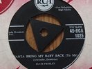 Elvis Presley : Santa Bring My Baby Back To Me - UK original vinyl tri RCA 1957