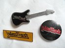 JUDAS PRIEST | 3x old school 70s BUTTON Pins  Metal Vintage Saxon Accept Kutte