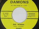 Northern Funk/Deep Soul 45 - Frankie & The Damons - Bad Woman - Damons VG++ mp3