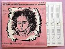 BUDAPEST STRING QUARTET Beethoven Quartet  ORIG Columbia SL-172 US-1950s 3LPs NM
