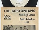 HEAR- Rare Rock 'n Roll Novelty 45 & Picture Sleeve- The Bostonians- Meat Ball S