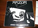 Razor Armed and Dangerous Private Press Metal