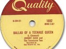 JOHNNY CASH Country 78 RPM Record. Ballad of a Teenage Queen/Big River