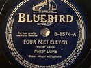 BLUES 78- WALTER DAVIS BLUEBIRD Four Feet Eleven NICE COPY