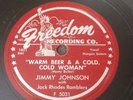 Freedom 78 RPM Jimmy Johnson & Jack Rhodes Ramblers 5031 Warm Beer... E