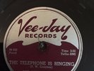 78 RPM   Pee Wee Crayton VEE JAY The Telephone Is Ringing