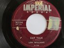 Rockabilly 45, Lew Williams, Cat Talk, Imperial, HEAR MP3