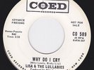 Girl Group Doo Wop Teen 45 - LISA And The LULLABIES - Why Do I Cry