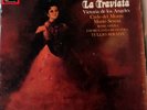 VERDI - LA TRAVIATA - EMI BOXED SET 3 RECORDS - VICTORIA DE LOS ANGELES SERAFIN