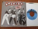 THE ROCKING FOOLS Rare 1985 Rockabilly Punk PS 45 7