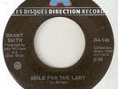 GRANT SMITH Smile For The Lady DISQUE DIRECT RARE NORTHERN SOUL 45