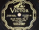 Jimmie Rodgers-Blue Yodel No.II/Brakeman's Blues Victor scroll 21291 78 HEAR