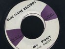1775 LEROY CUTBERT & SAINTS-MY PONY-BLUE FLAMES-REGGAE 45 7