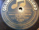 Harry C Browne - Nigger Love a Watermelon Ha Ha Ha - 78 Record