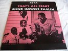 BLIND SNOOKS EAGLIN   THAT'S ALL RIGHT ** 1968 UK 1st XTRA (TRANSATLANTIC) LP