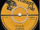 60s Skinhead Reggae THE JAMAICANS peace and love Rare 1968 UK 7