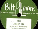 JELLY ROLL MORTON'S RED HOT PEPPERS Jersey Joe / Sweet Peter   78rpm  X2826