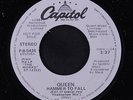 QUEEN: Hammer To Fall / Same 45 (dj, 'edit of new headbanger mix') Rock & Pop
