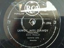 ELVIS PRESLEY - LAWDY MISS CLAWDY - RARE S. AFRICA 10